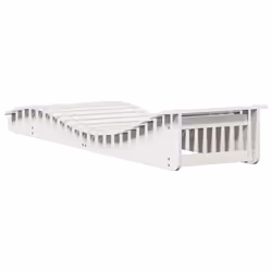 VidaXL 832581 chaise d'extérieur Linge Siège rembourré Bois de pin Blanc - Vue supplémentaire 6