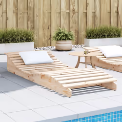 VidaXL 832584 chaise d'extérieur Linge Siège rembourré Bois de pin