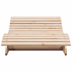 VidaXL 832584 chaise d'extérieur Linge Siège rembourré Bois de pin - Vue supplémentaire 4