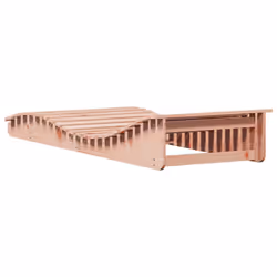 VidaXL 832587 Chaise de Jardin Bois Siège Rembourré - Vue supplémentaire 6