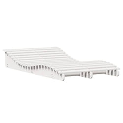 VidaXL 832589 chaise d'extérieur Linge Siège rembourré Bois de pin Blanc