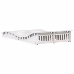 VidaXL 832589 chaise d'extérieur Linge Siège rembourré Bois de pin Blanc - Vue supplémentaire 6