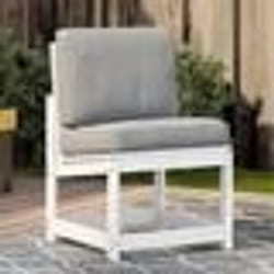 vidaXL Chaise de jardin blanc 50,5x55x77 cm bois de pin massif