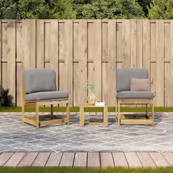 VidaXL 832624 chaise d'extérieur Terrace Bois de pin