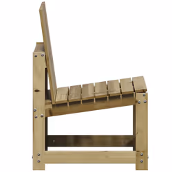 VidaXL 832624 chaise d'extérieur Terrace Bois de pin - Vue supplémentaire 5