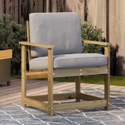 Cette chaise de jardin en bois sera un excellent ajout à votre jardin, patio ou terrasse, vous permettant de passer des momen ...