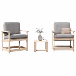VidaXL 832630, Terrace, Bois de pin, 620 mm, 560 mm, 770 mm, 39 cm