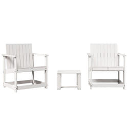 VidaXL 832631 chaise d'extérieur Terrace Bois de pin Blanc