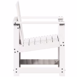 VidaXL 832631 chaise d'extérieur Terrace Bois de pin Blanc - Vue supplémentaire 5