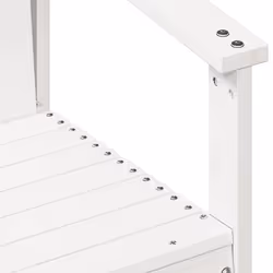 VidaXL 832631 chaise d'extérieur Terrace Bois de pin Blanc - Vue supplémentaire 8