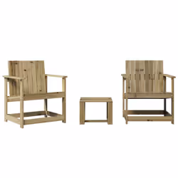 VidaXL 832634, Terrace, Bois de pin, 620 mm, 560 mm, 770 mm, 39 cm