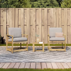 VidaXL 832634 chaise d'extérieur Terrace Bois de pin