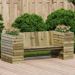 Vidaxl - Banc avec jardinières 167,5x60x65 cm bois de pin imprégné