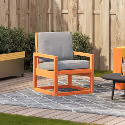 VidaXL 844645 chaise d'extérieur Terrace Siège rembourré Bois de pin Marron