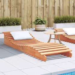 VidaXL 844650 chaise d'extérieur Linge Siège rembourré Bois de pin Marron