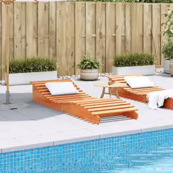 VidaXL 844652 chaise d'extérieur Linge Siège rembourré Bois de pin Marron