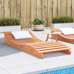 VidaXL 844653 chaise d'extérieur Linge Siège rembourré Bois de pin Marron