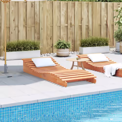 VidaXL 844653 chaise d'extérieur Linge Siège rembourré Bois de pin Marron