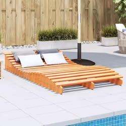 VidaXL 844654 chaise d'extérieur Linge Siège rembourré Bois de pin Marron