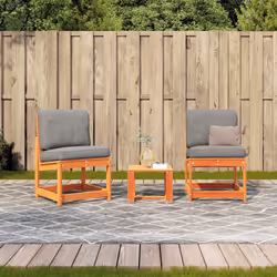 VidaXL 844661 chaise d'extérieur Terrace Bois de pin Marron