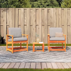 VidaXL 844663 chaise d'extérieur Terrace Bois de pin Marron
