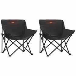 VidaXL 366548, Terrace, Polyester, Acier, Noir, 120 kg, 590 mm, 540 mm