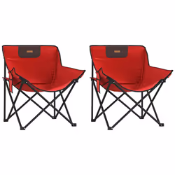 VidaXL 366549, Terrace, Polyester, Acier, Rouge, 120 kg, 590 mm, 540 mm