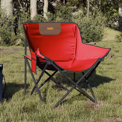 VidaXL 366549 chaise d'extérieur Terrace Polyester, Acier Rouge