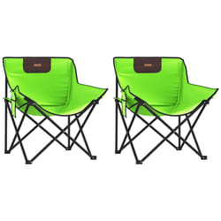 VidaXL 366552 chaise d'extérieur Terrace Polyester, Acier Vert
