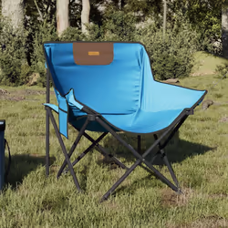 VidaXL 366553 chaise d'extérieur Terrace Polyester, Acier Bleu