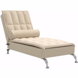 Cette chaise longue de massage est un ajout décoratif à votre intérieur et lui donne une touche chaleureuse. Tissu durable :  ...