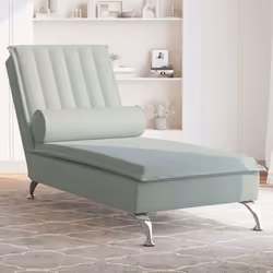 Cette chaise longue de massage est un ajout décoratif à votre intérieur et lui donne une touche chaleureuse. Velours doux : l ...