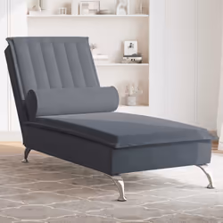 Cette chaise longue de massage est un ajout décoratif à votre intérieur et lui donne une touche chaleureuse. Velours doux : l ...