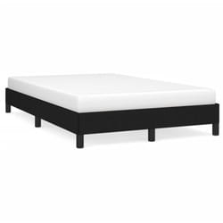 Vidaxl - Cadre de lit noir 120x190 cm tissu