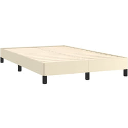 Vidaxl - Cadre de lit sans matelas crème 120x190 cm similicuir
