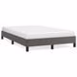 vidaXL Cadre de lit sans matelas gris 120x190 cm similicuir - 120 x 190 cm