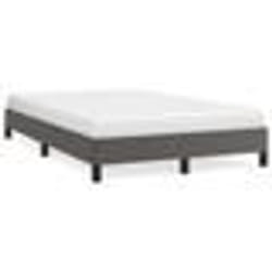 vidaXL Cadre de lit sans matelas gris 120x190 cm similicuir - 120 x 190 cm