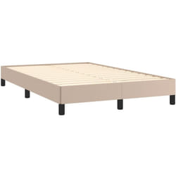 Cadre De Lit Sans Matelas Cappuccino 120x190 Cm Similicuir Vidaxl