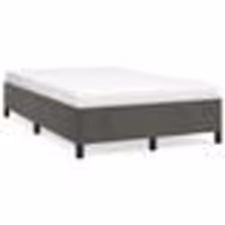 vidaXL Cadre de lit sans matelas gris foncé 120x190 cm velours - 120 x 190 cm