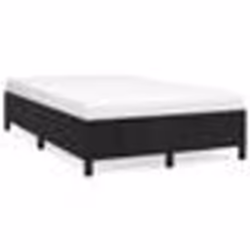 vidaXL Cadre de lit sans matelas noir 120x190 cm velours - 120 x 190 cm