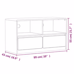 VidaXL 377597 Support TV et centre de divertissement - Vue supplémentaire 8