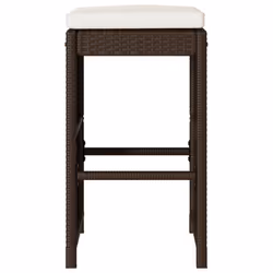 VidaXL 368685 chaise d'extérieur Terrace Siège rembourré Polyuréthane, Acier Crème, Blanc - Vue supplémentaire 4