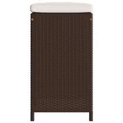 VidaXL 368685 chaise d'extérieur Terrace Siège rembourré Polyuréthane, Acier Crème, Blanc - Vue supplémentaire 5