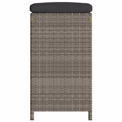 VidaXL 368687 chaise d'extérieur Terrace Siège rembourré Polyuréthane, Acier Gris - Vue supplémentaire 5
