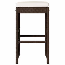 VidaXL 368688 chaise d'extérieur Terrace Siège rembourré Polyuréthane, Acier Crème, Blanc - Vue supplémentaire 4