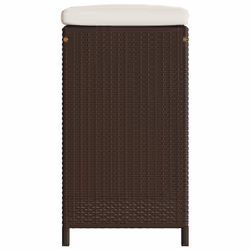 VidaXL 368688 chaise d'extérieur Terrace Siège rembourré Polyuréthane, Acier Crème, Blanc - Vue supplémentaire 5