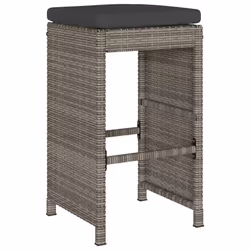 VidaXL 368690 chaise d'extérieur Terrace Siège rembourré Polyuréthane, Acier Gris - Vue supplémentaire 3