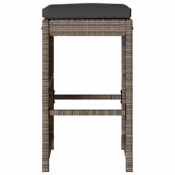 VidaXL 368690 chaise d'extérieur Terrace Siège rembourré Polyuréthane, Acier Gris - Vue supplémentaire 4