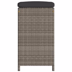 VidaXL 368690 chaise d'extérieur Terrace Siège rembourré Polyuréthane, Acier Gris - Vue supplémentaire 5