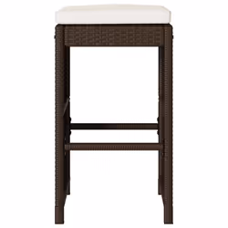 VidaXL 368691 chaise d'extérieur Terrace Siège rembourré Polyuréthane, Acier Crème, Blanc - Vue supplémentaire 4